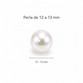 Hilo Perla Redonda de Agua Dulce  12–13 mm