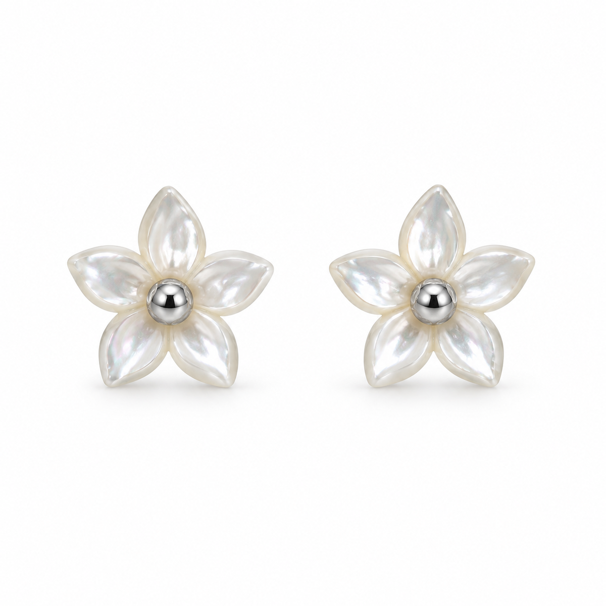 Pendientes Florecilla Nácar