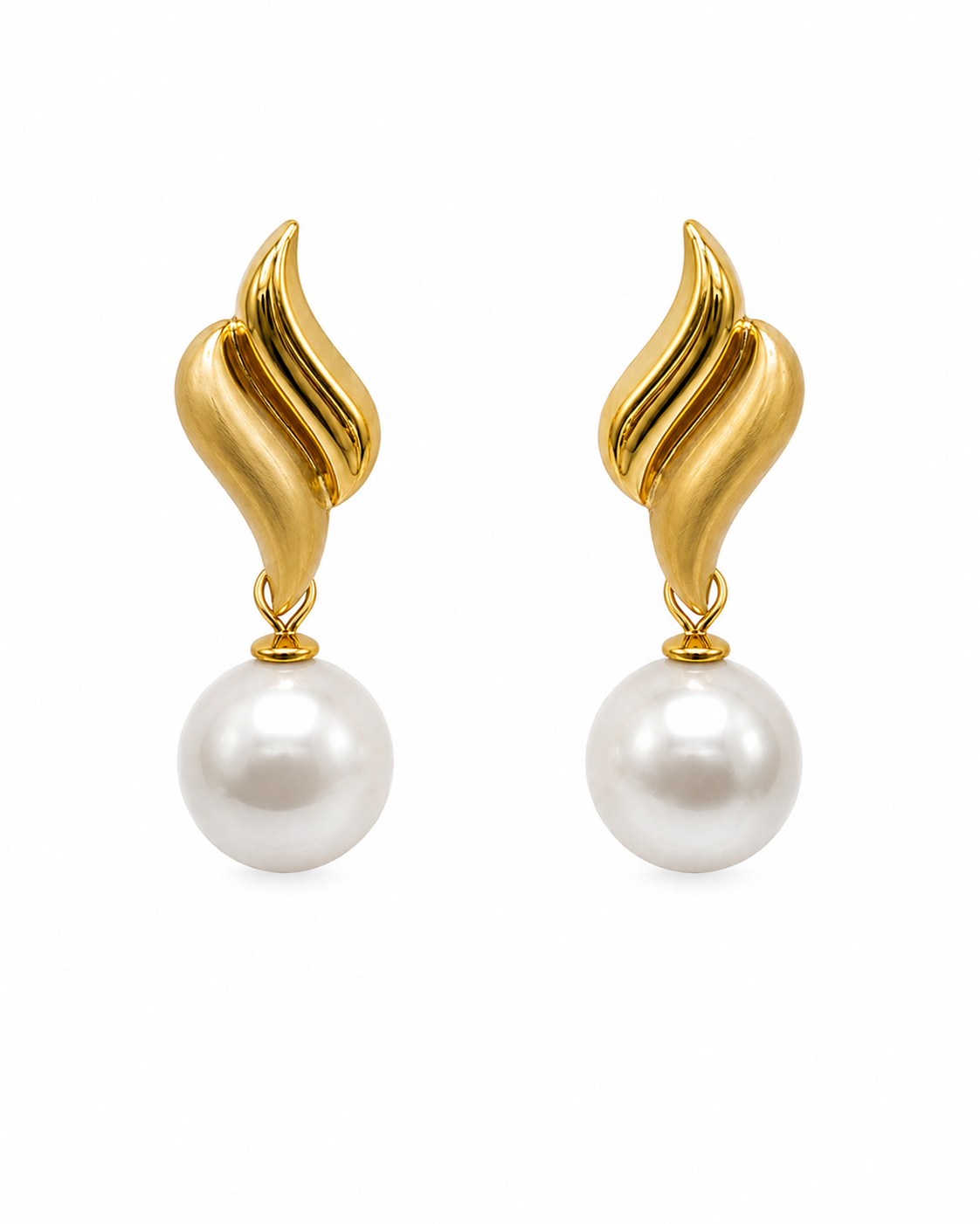 Pendientes Hoja de Perla