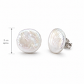 Pendientes Nube Barroca 2cm x 3mm