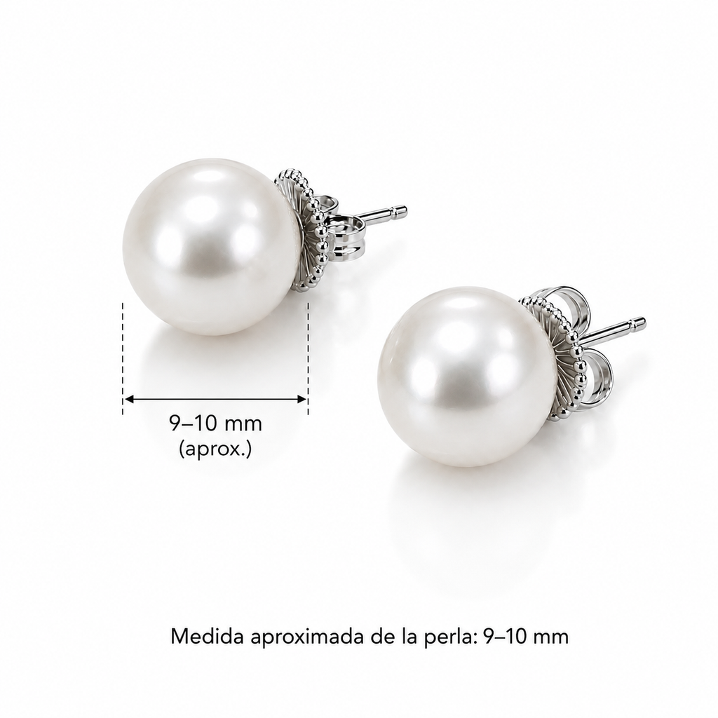 Pendientes Bianca 9-10mm