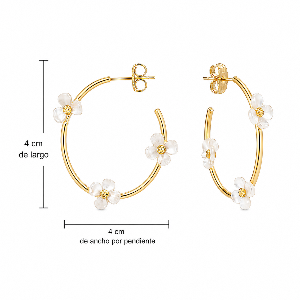 Pendientes Flora