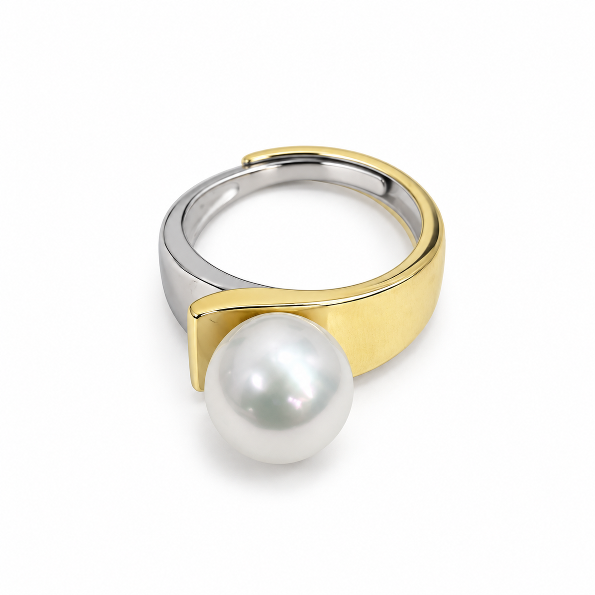 Anillo Bicolor Rectángulo