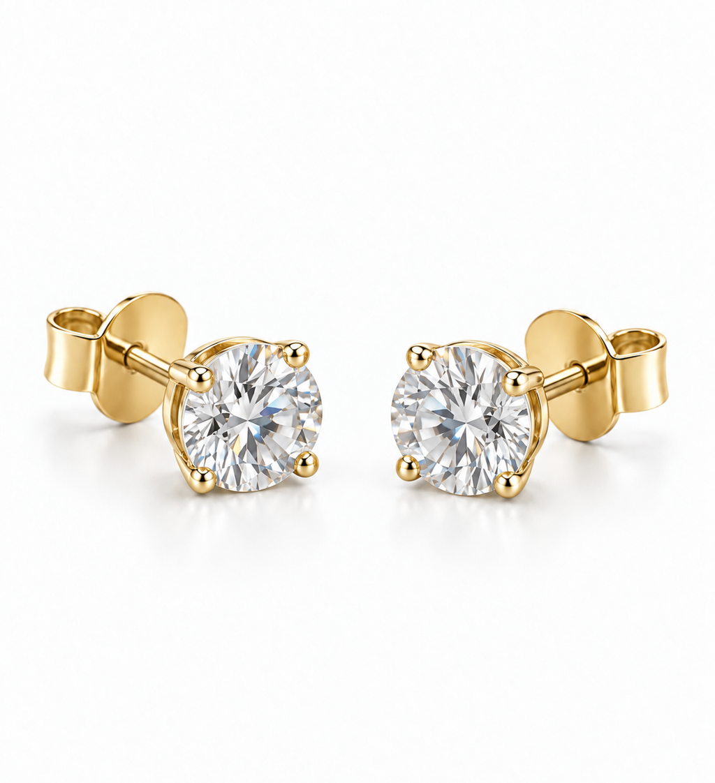 Pendientes Diamante 0.5ct por lado - 4 Patas