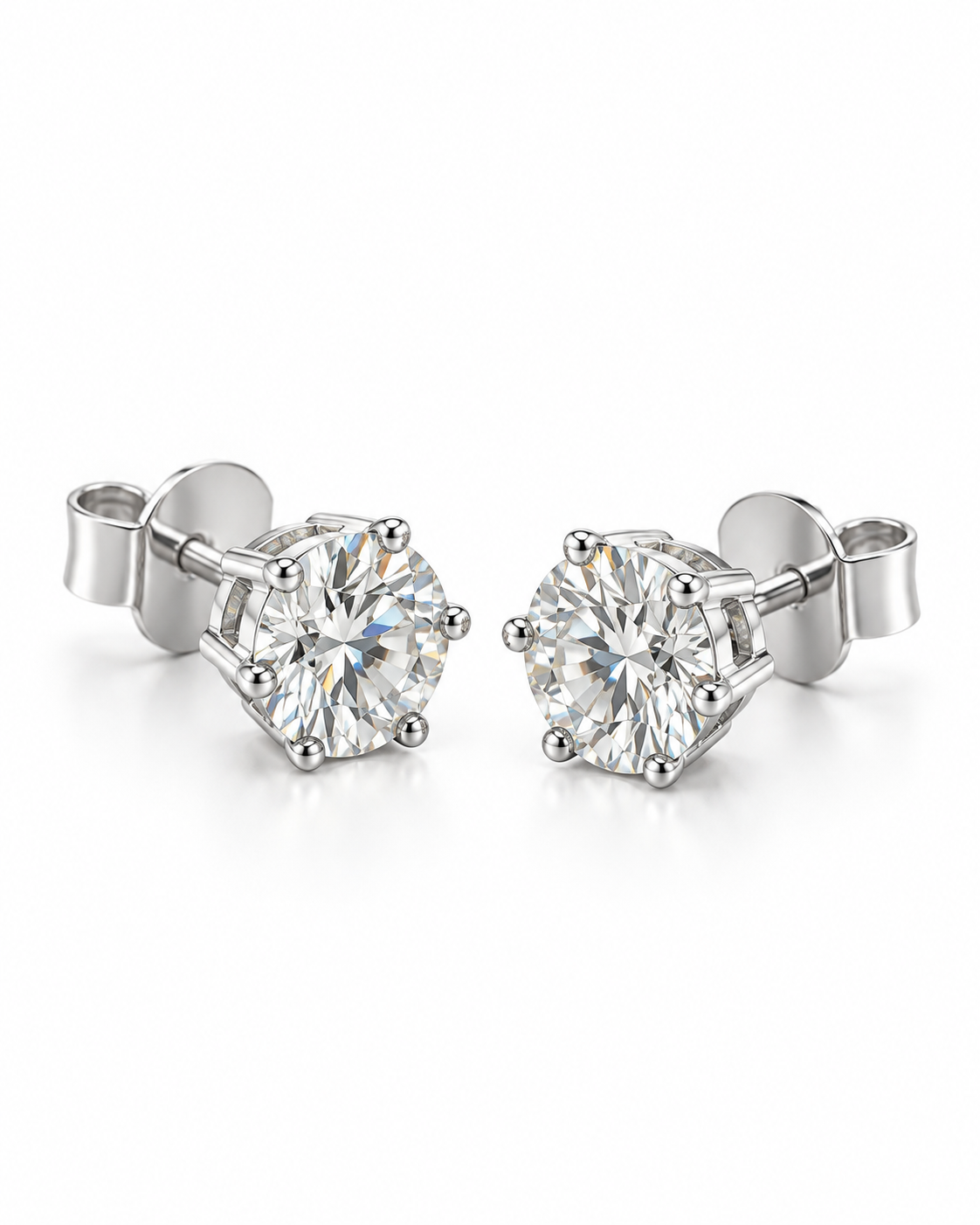 Pendientes Diamante 1ct por lado - 6 Patas