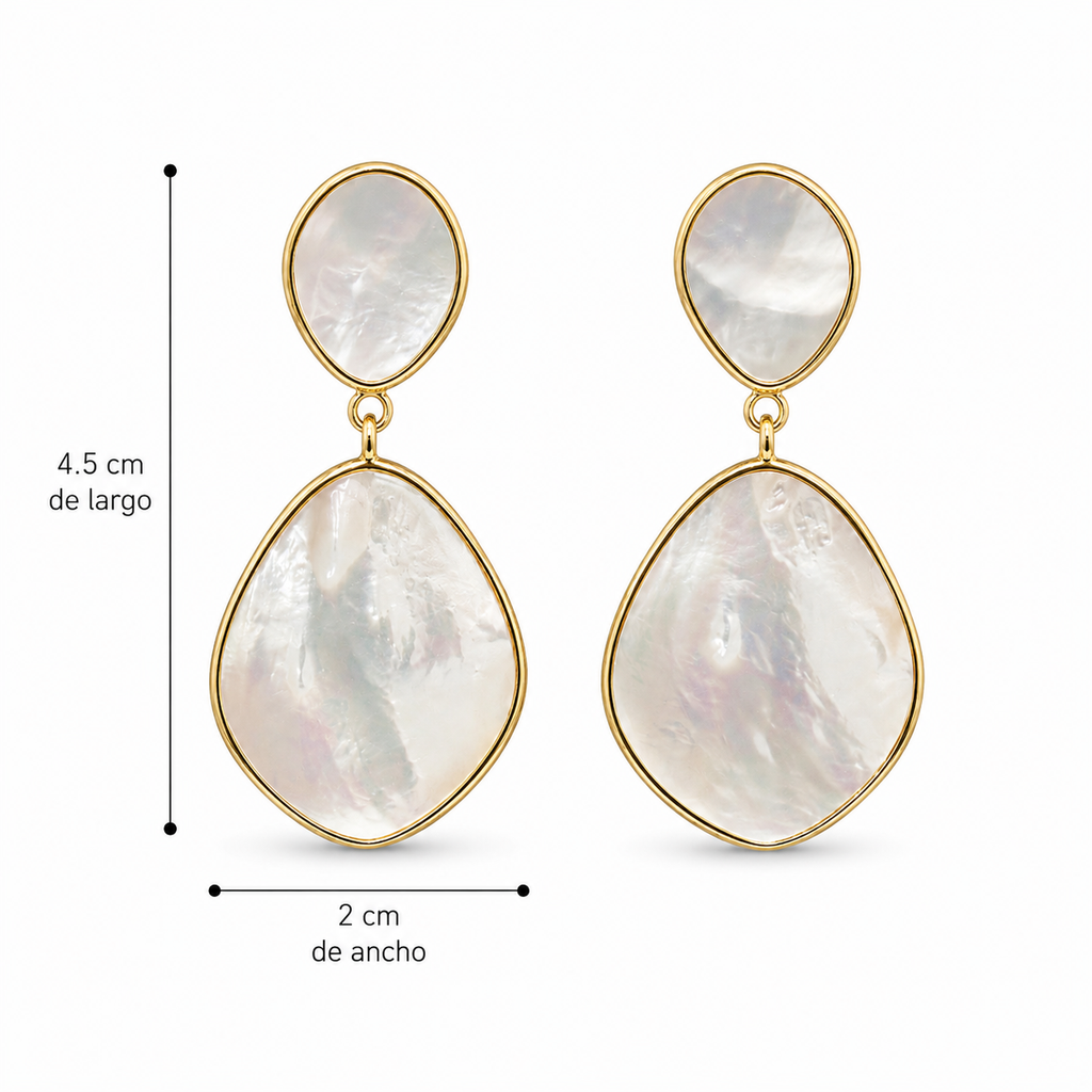 Pendientes Nácar Aura