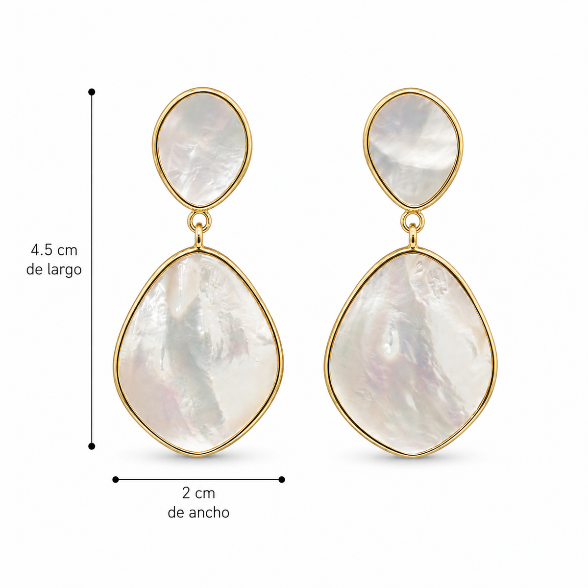 Pendientes Nácar Aura