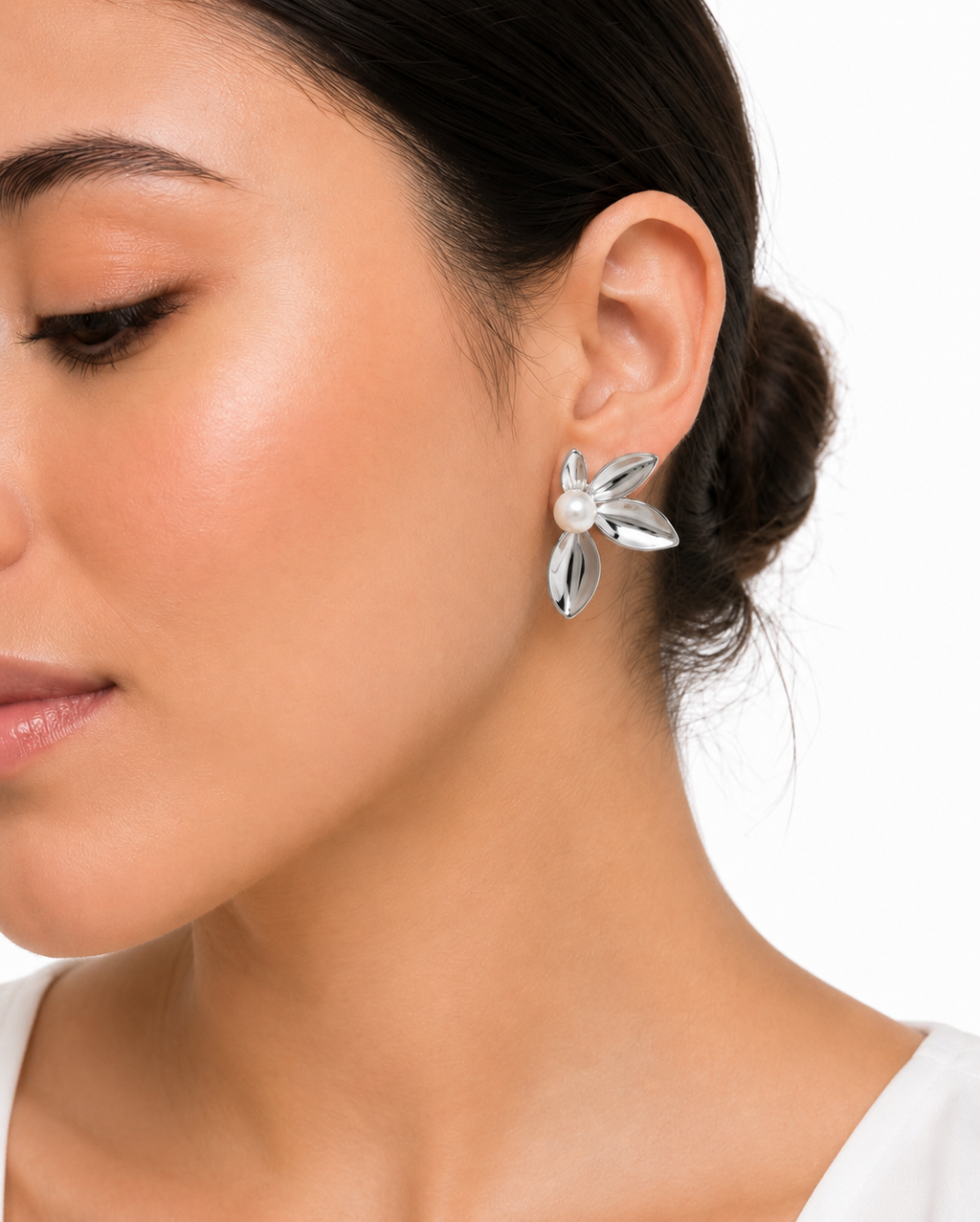 Pendientes Flora Perla