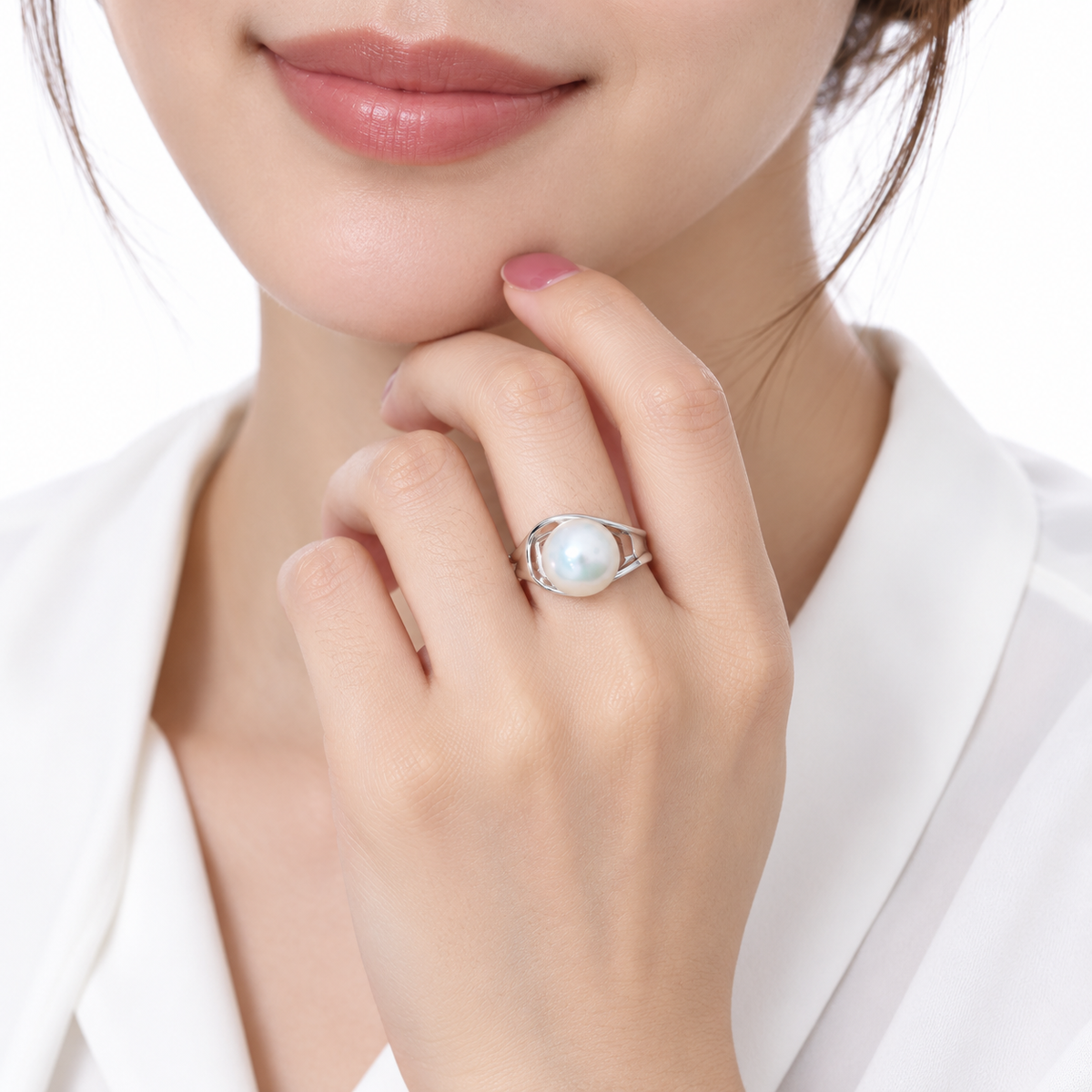 Anillo Onda de Perla