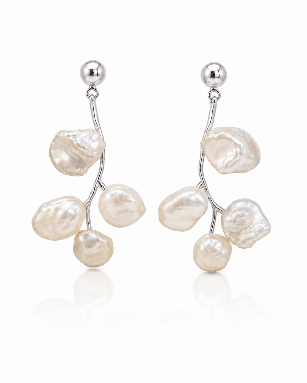 Pendientes Rama de Nácar