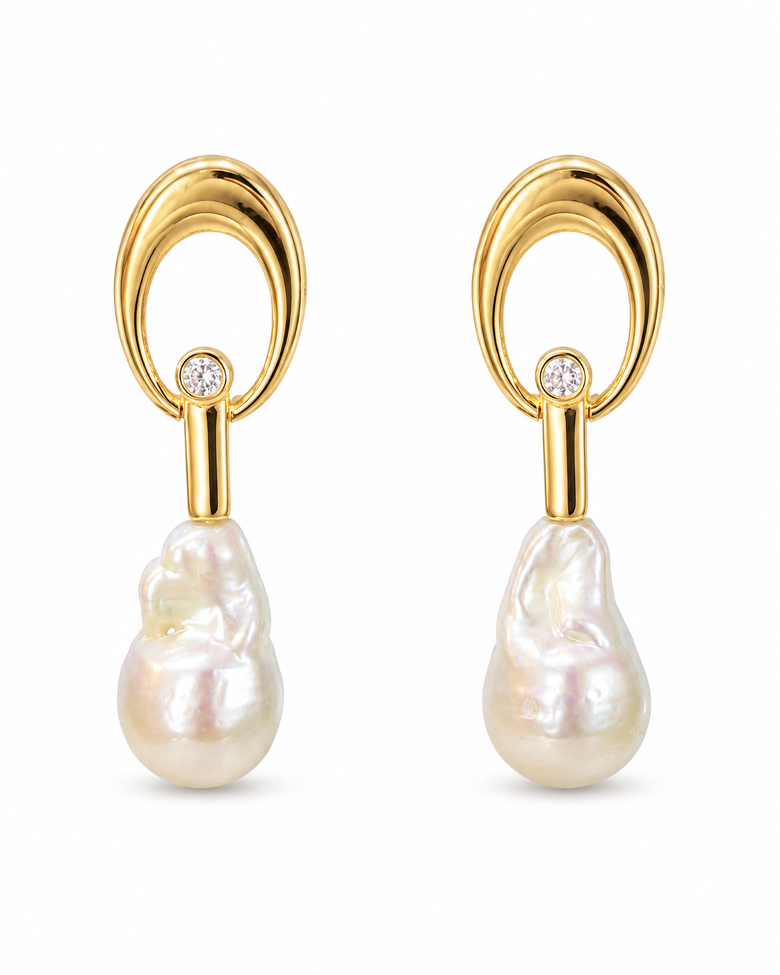 Pendientes Óvalo Barroco