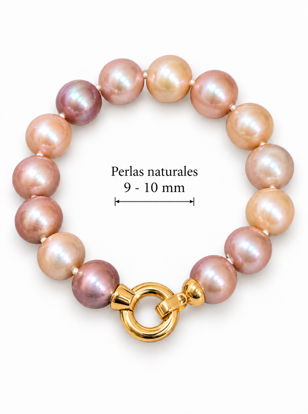 Pulsera Perla Redonda Premium 9/10 mm