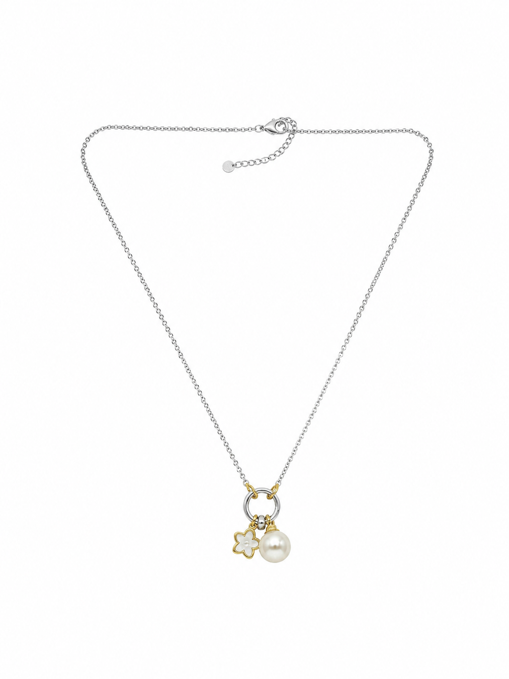 Collar Flor y Perla