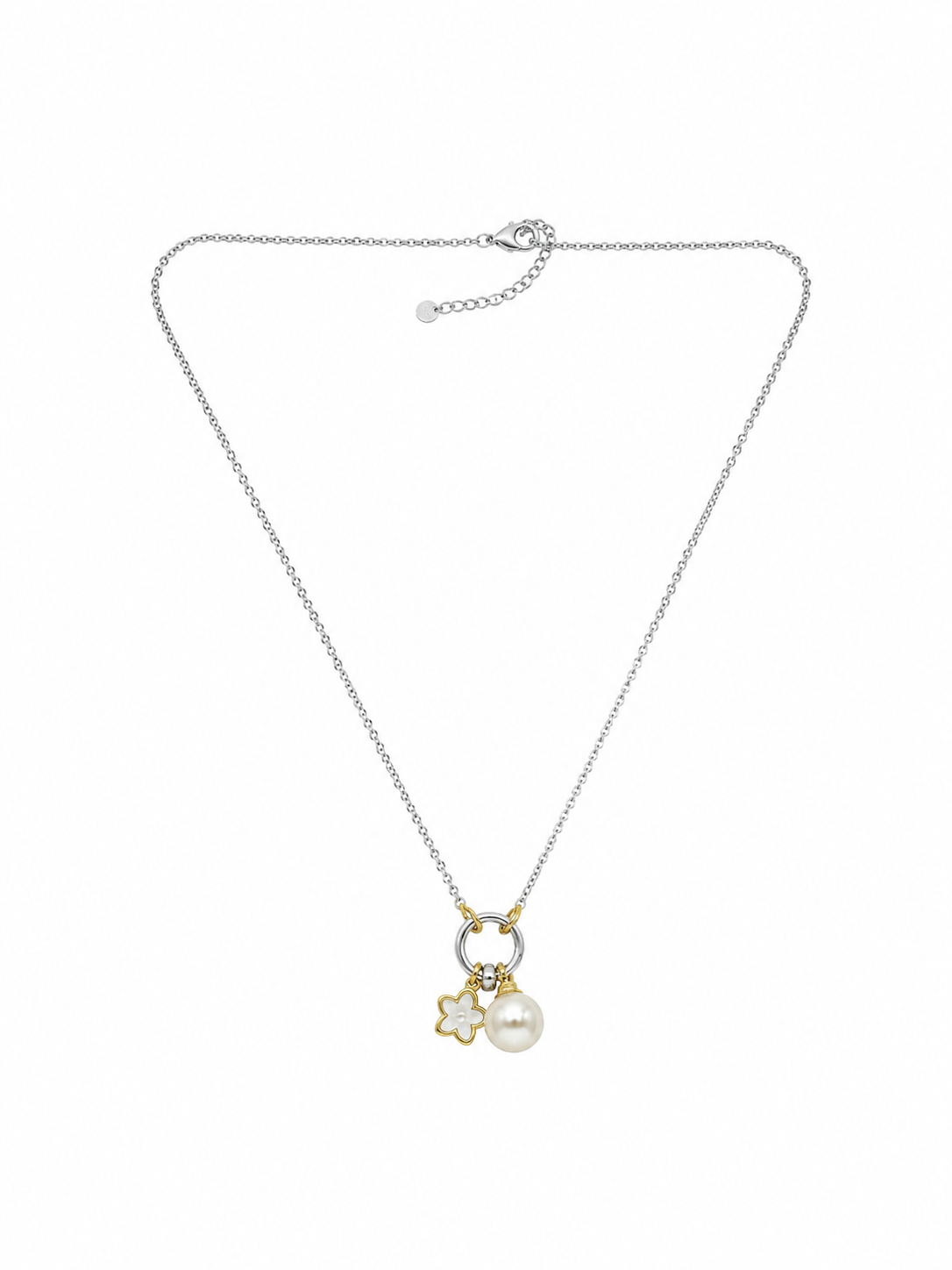 Collar Flor y Perla