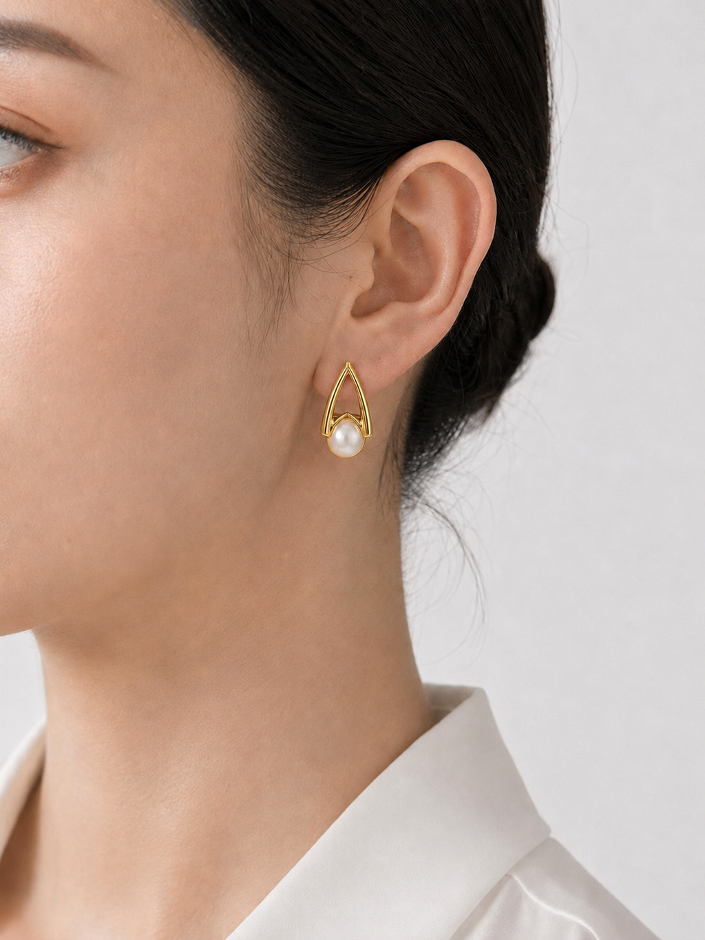 Pendientes Perla Arco