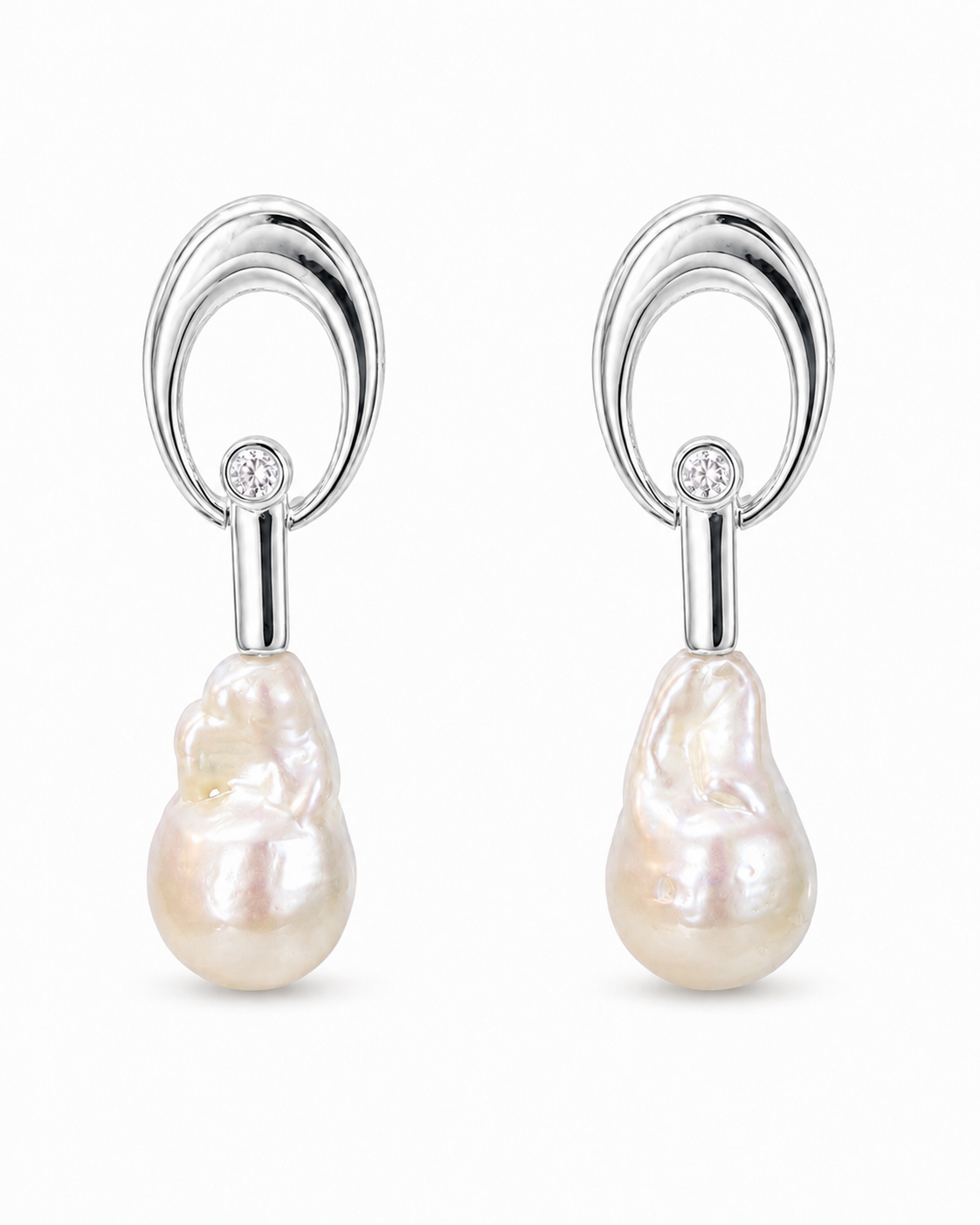 Pendientes Óvalo Barroco