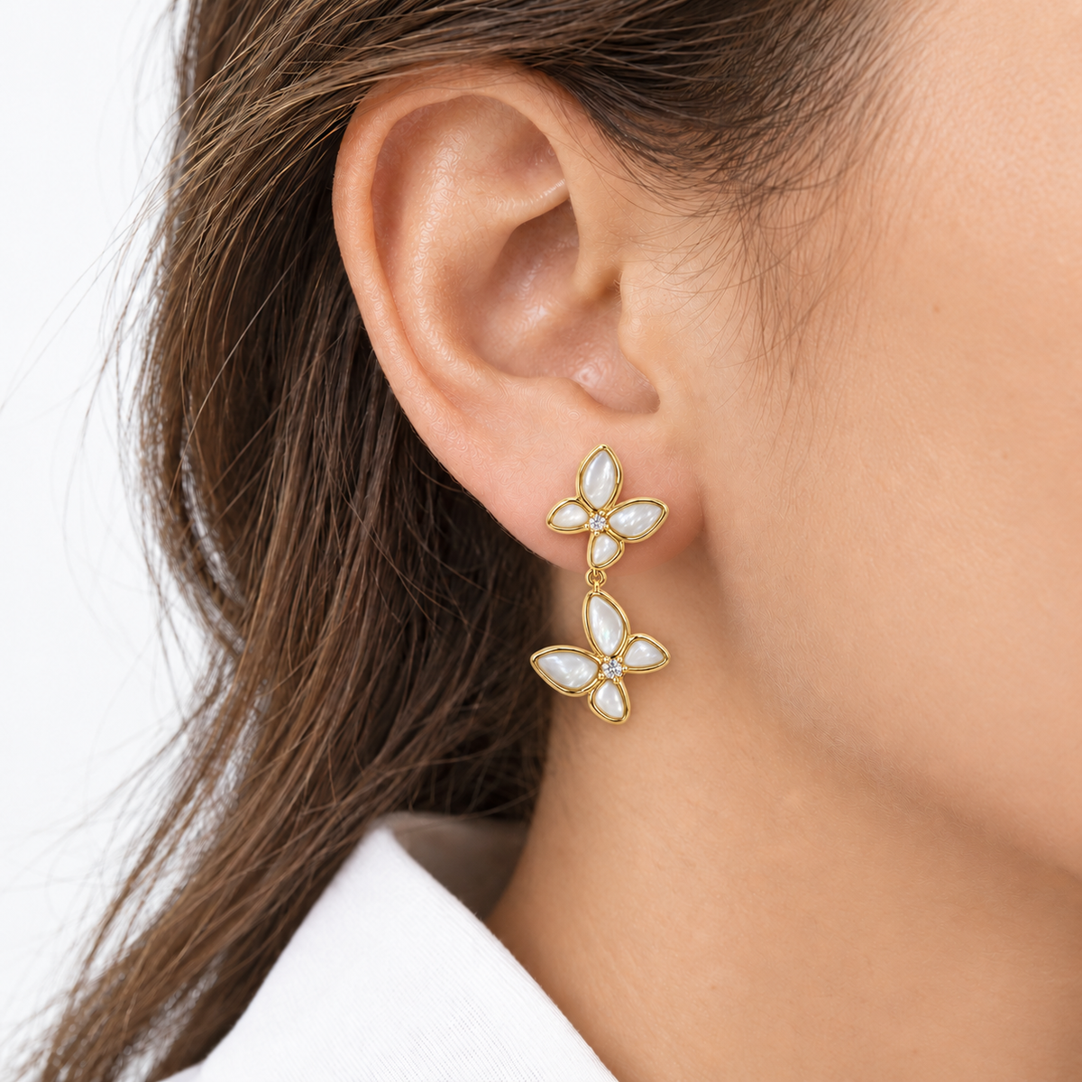 Pendientes Mariposas Gemelas