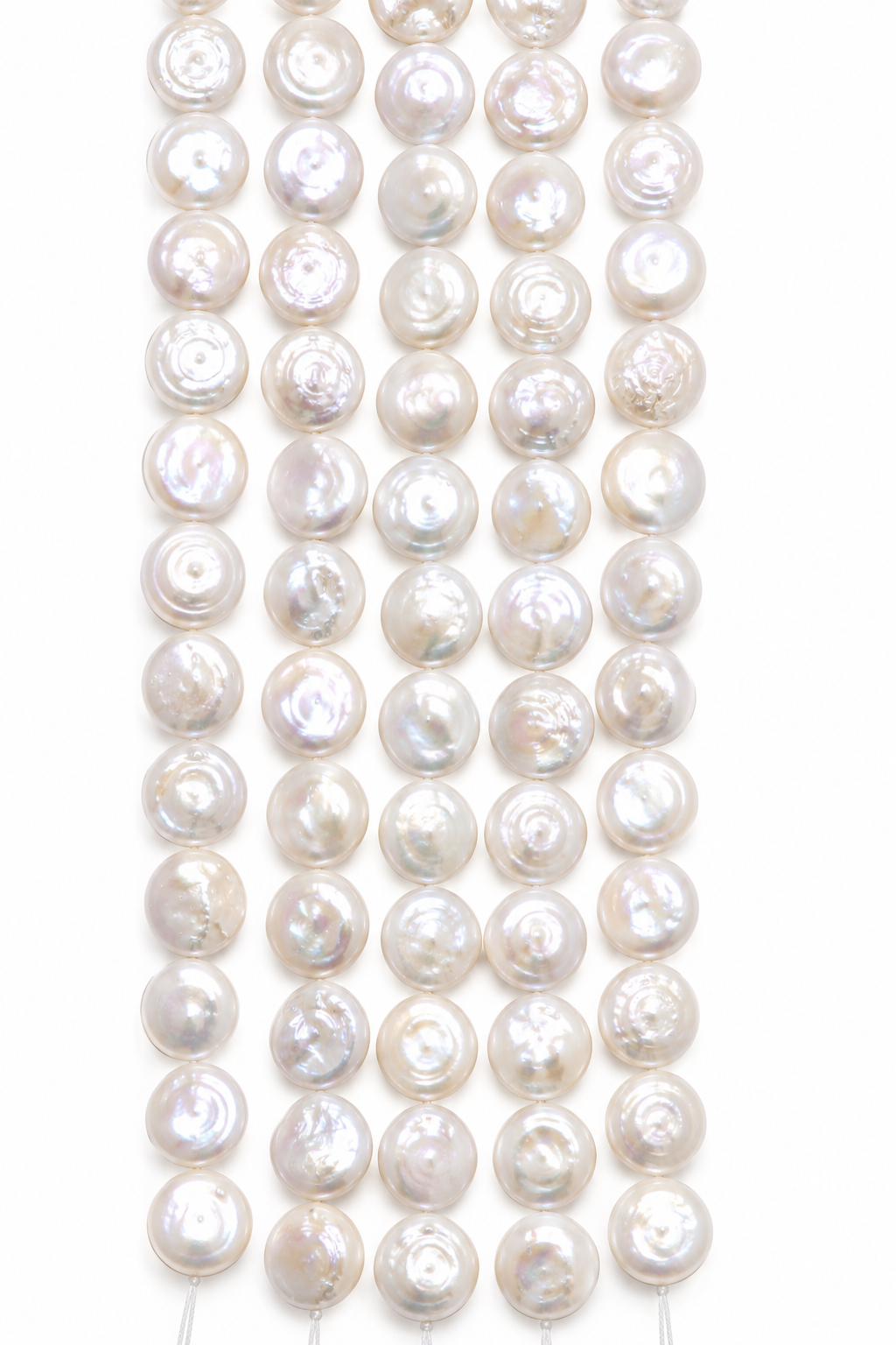 Perlas Barrocas de Agua Dulce 3x3cm – Hilo 40 cm
