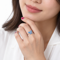 Anillo Mariposa Azul
