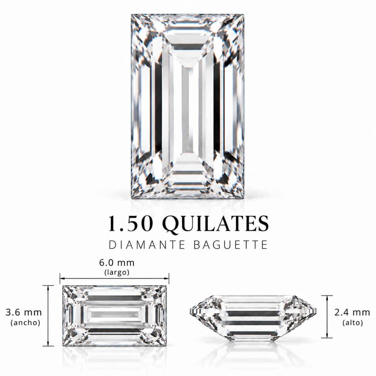 Diamante de Laboratorio Talla Fantasía - 1,5ct