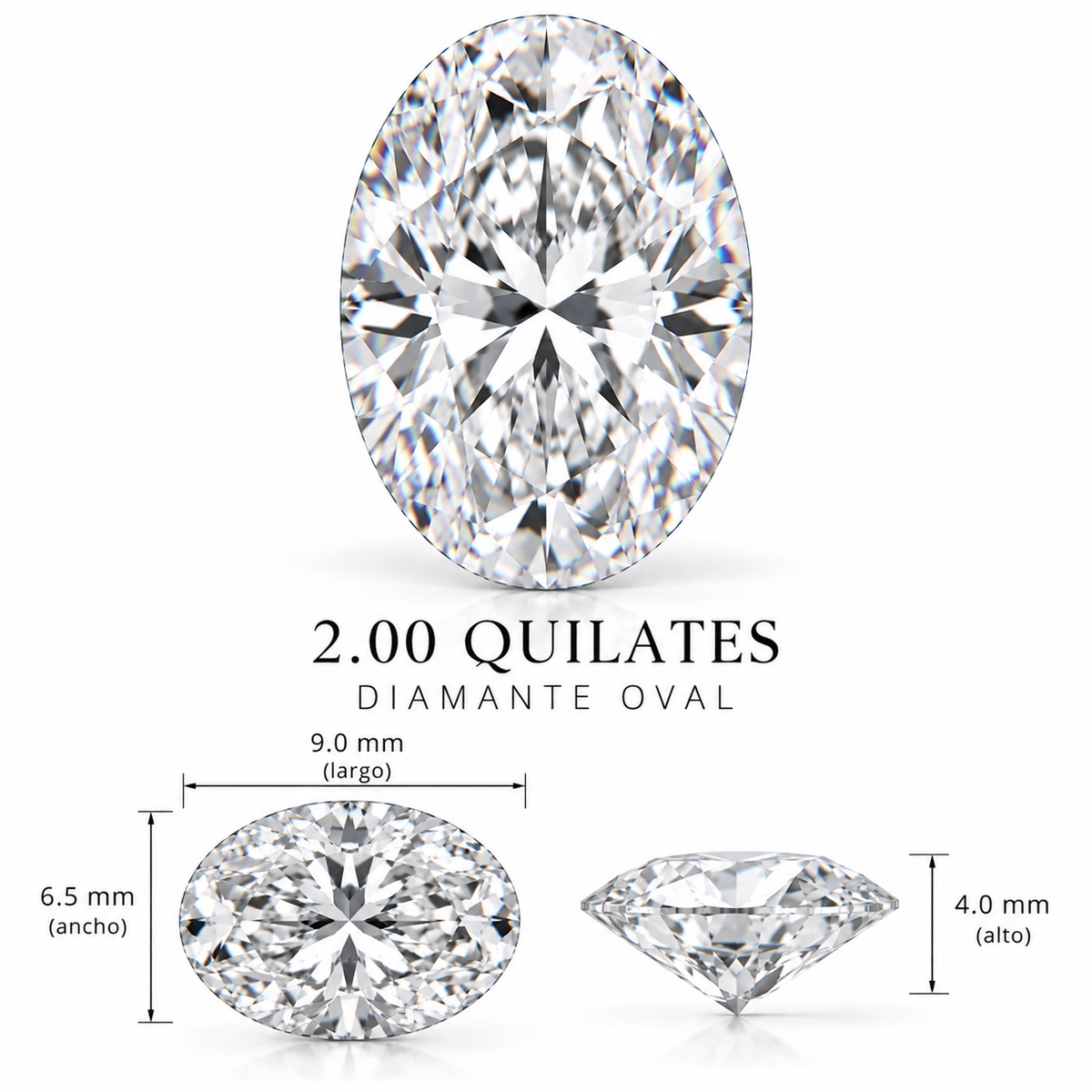 Diamante de Laboratorio Talla Fantasía - 2ct