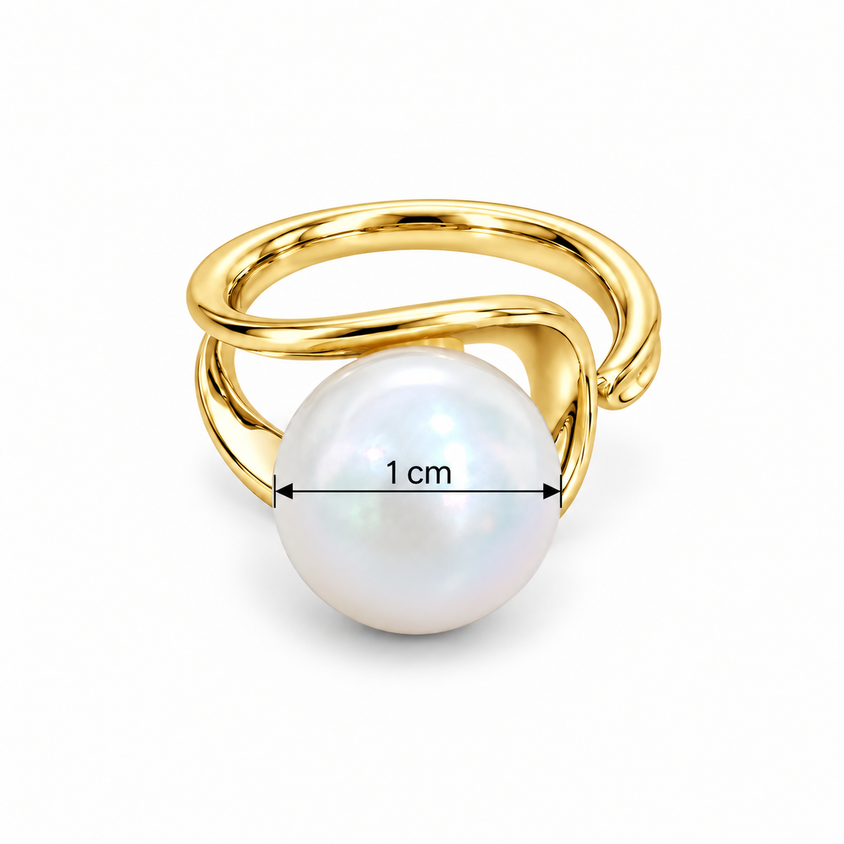 Anillo Onda de Perla