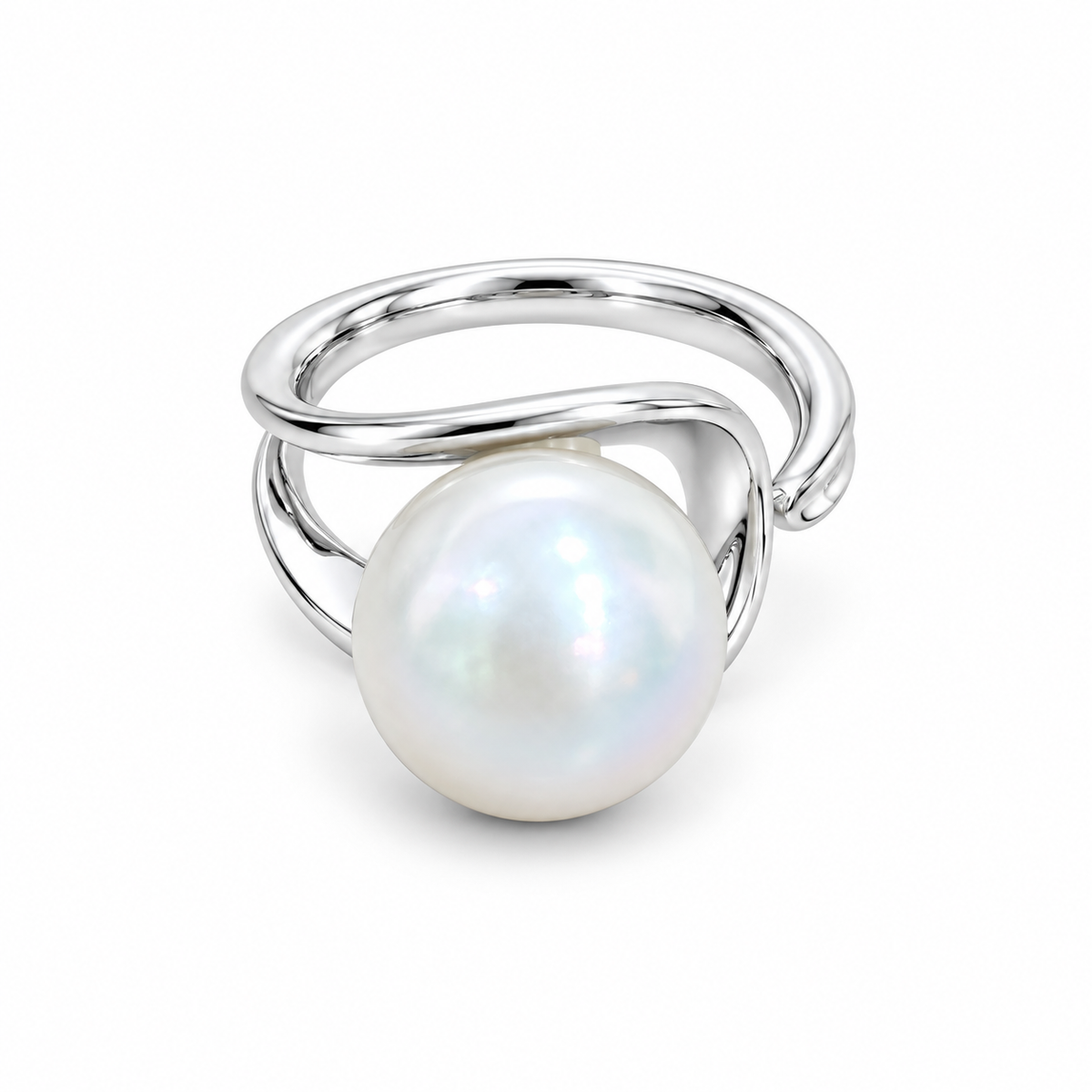 Anillo Onda de Perla
