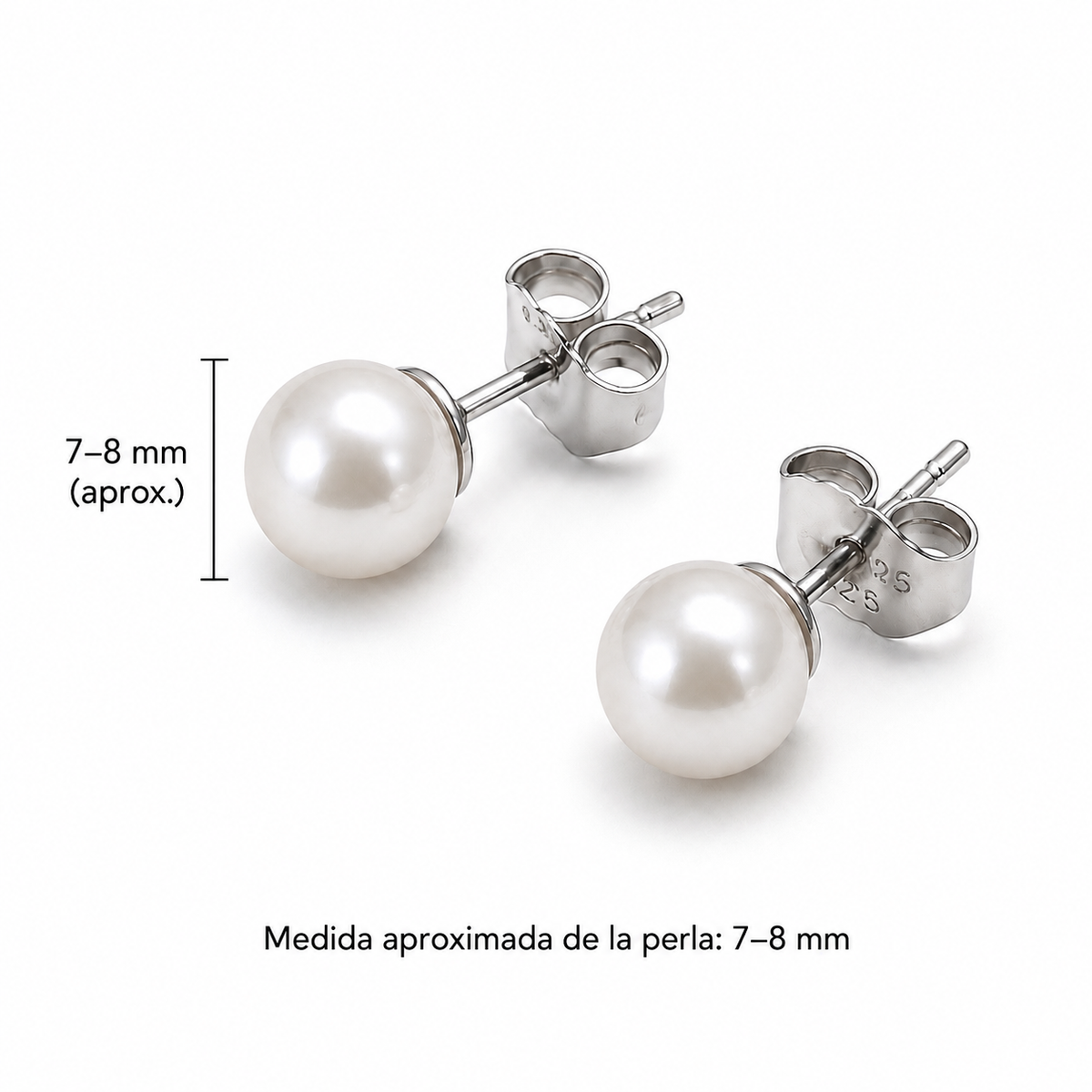 Pendientes Bianca 7-8mm