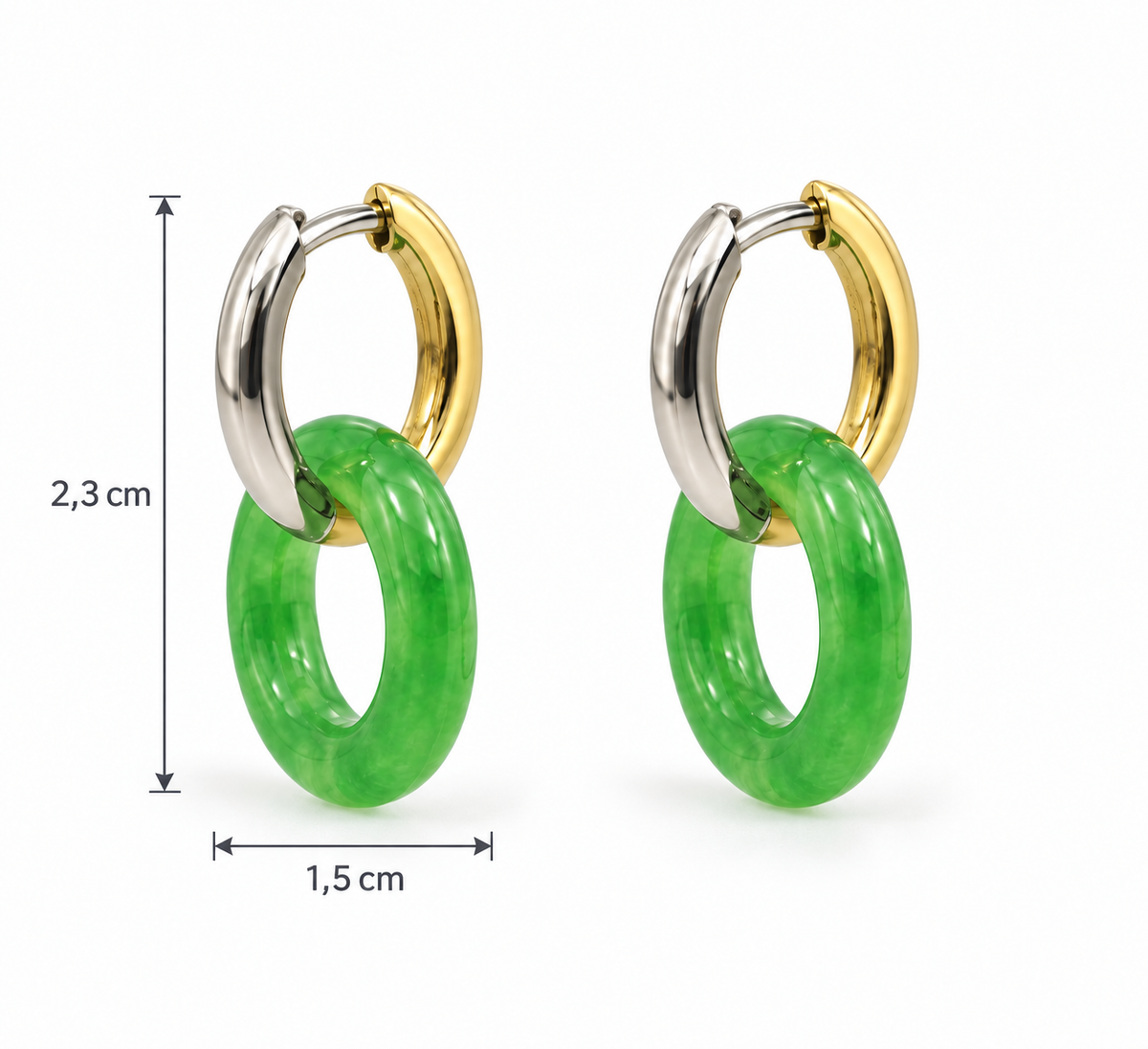 Pendientes Jade Esmeralda