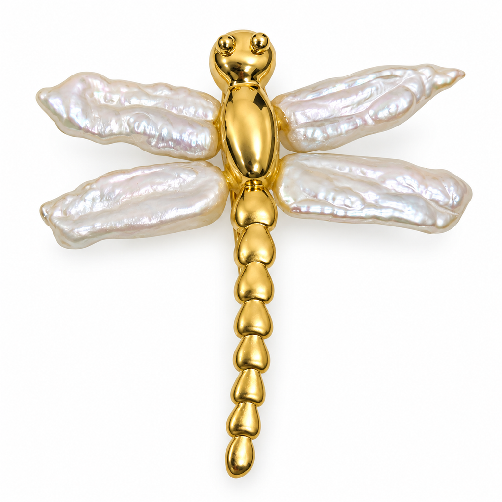 Broche Vuelo de Perlas