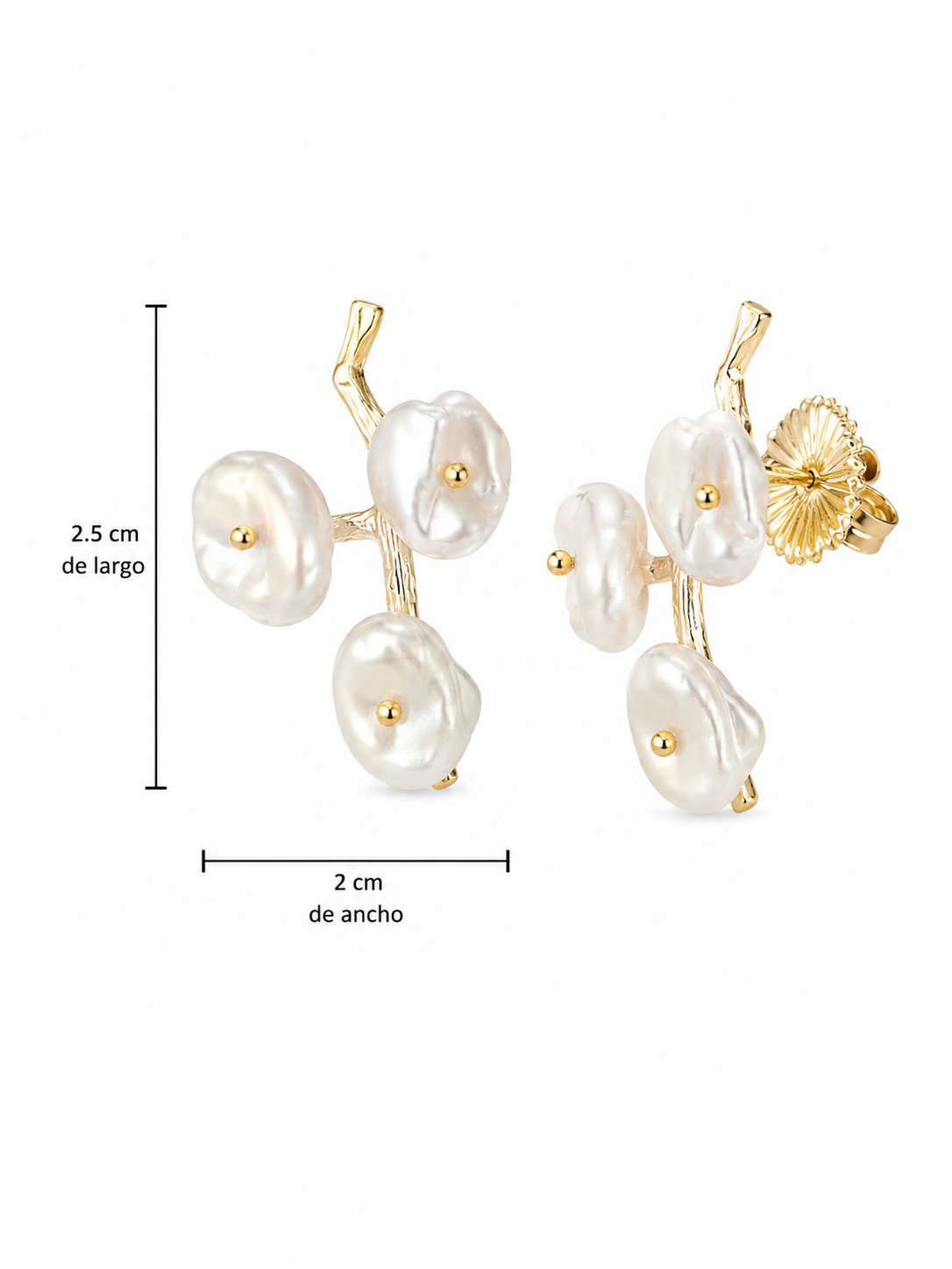 Pendientes Perla Trío