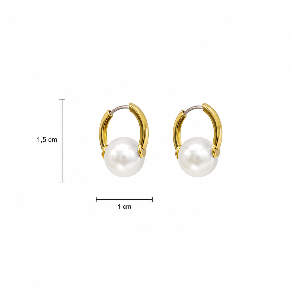 Pendientes Perla Luna