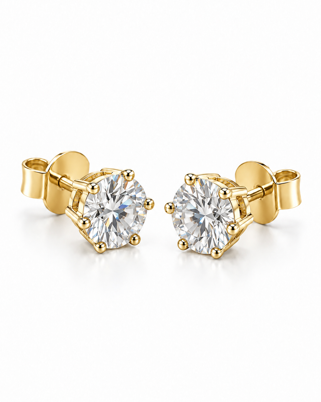 Pendientes Diamante 1ct por lado - 6 Patas