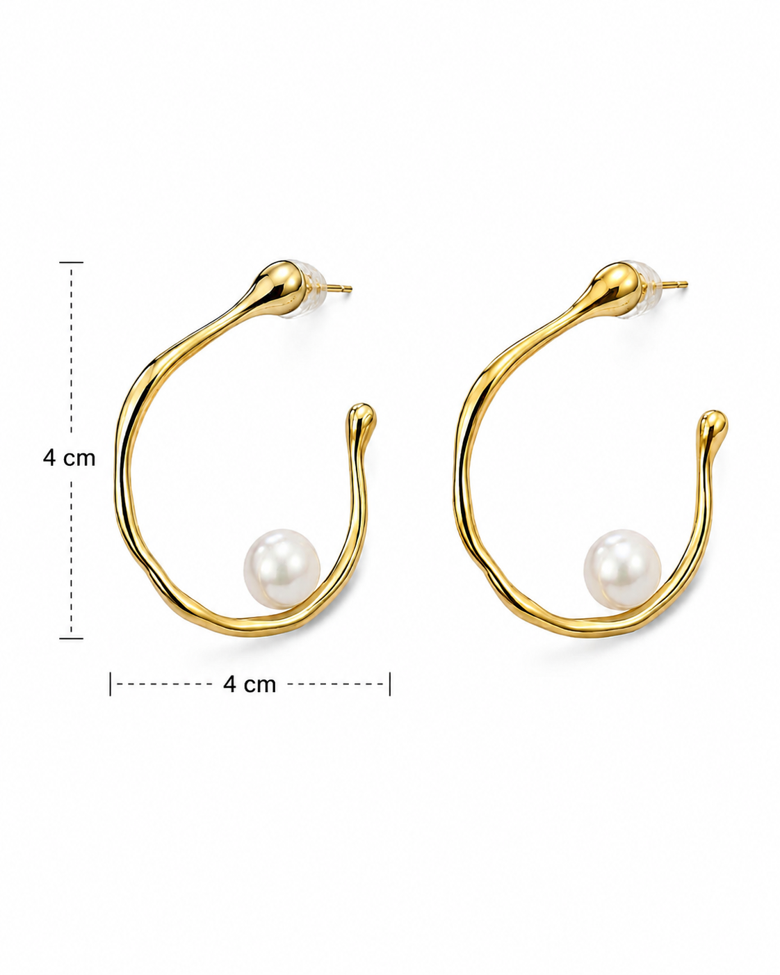 Pendientes Luna de Perla
