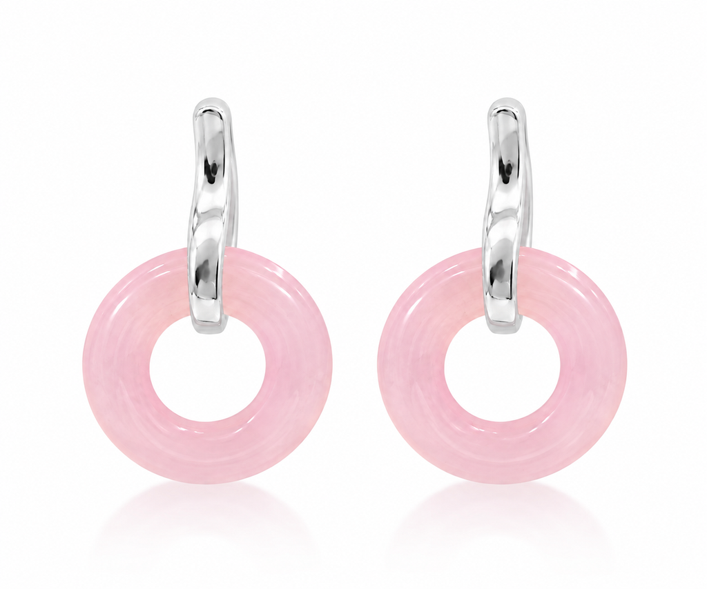 Pendientes Rosa