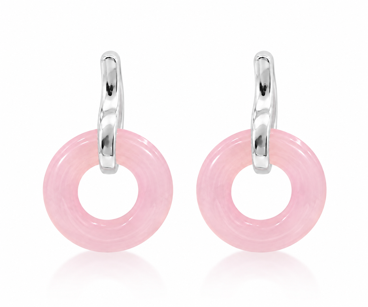 Pendientes Rosa