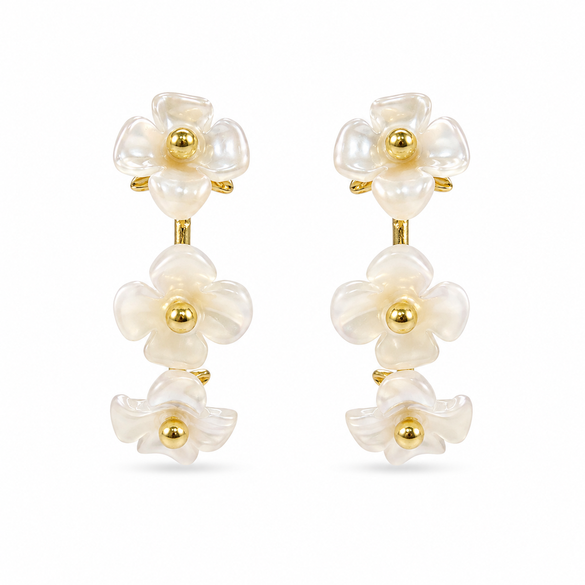 Pendientes Arco Floral