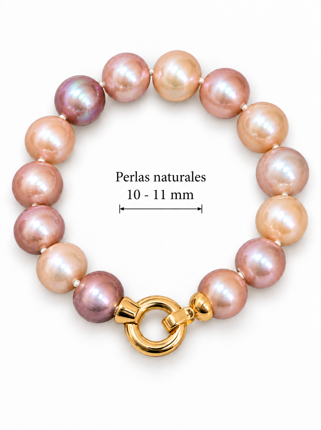 Pulsera Perla Redonda Premium 10/11 mm