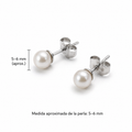 Pendientes Mini Bianca 5-6mm
