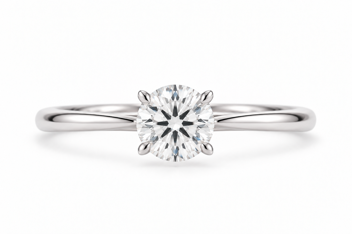 Anillo Diamante 1ct - 4 Patas