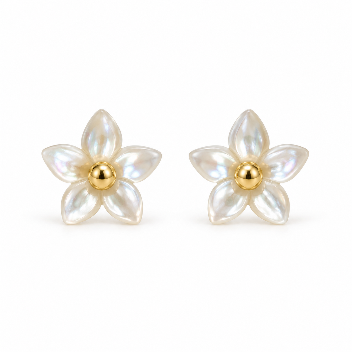 Pendientes Florecilla Nácar