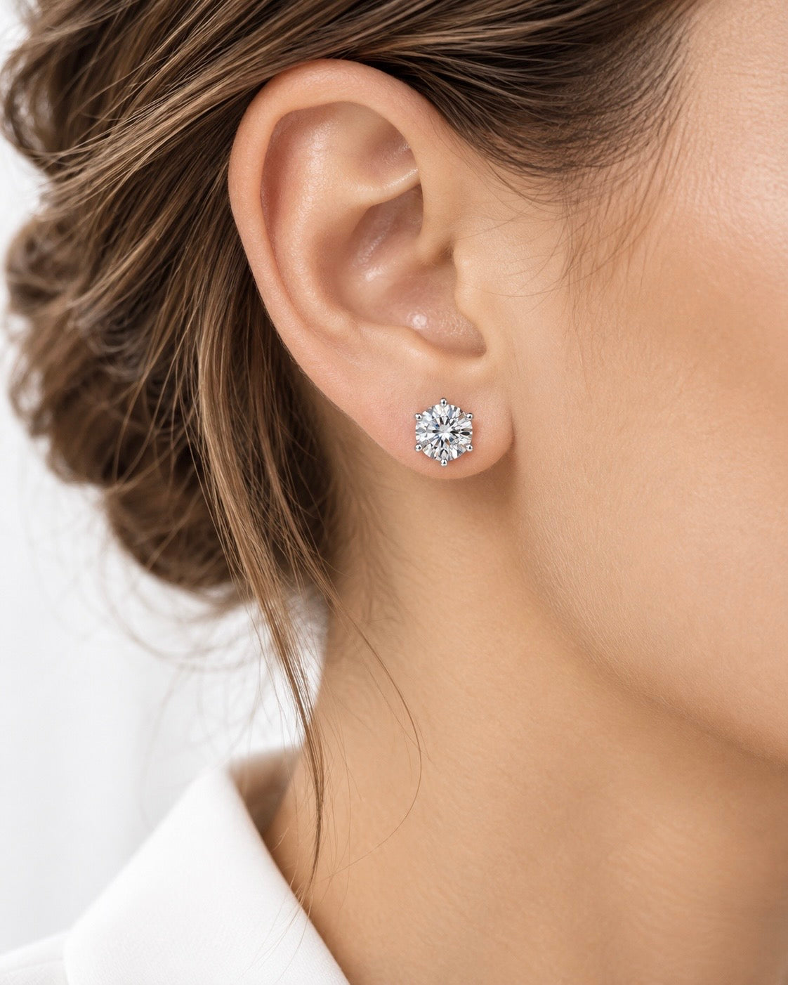 Pendientes Diamante 1ct por lado - 6 Patas