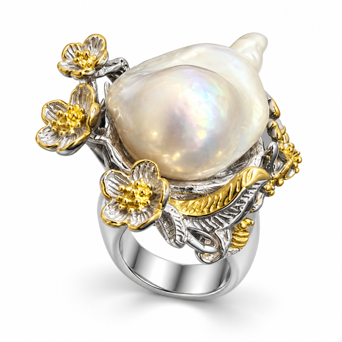 Anillo Bicolor Barroco Imperial
