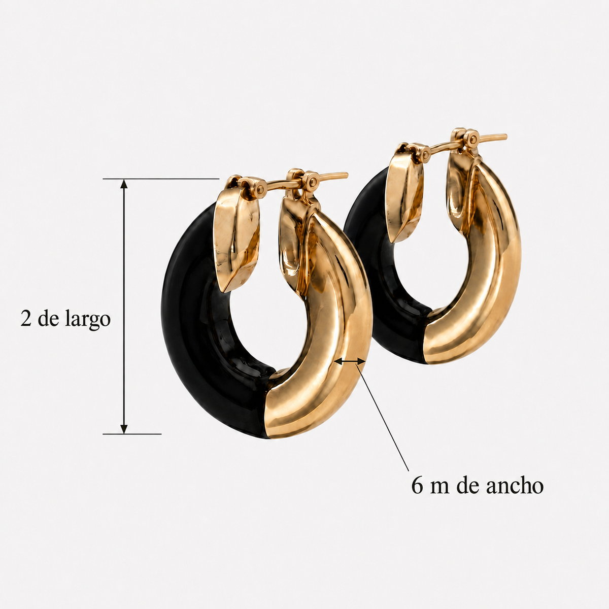 Pendientes Oreo
