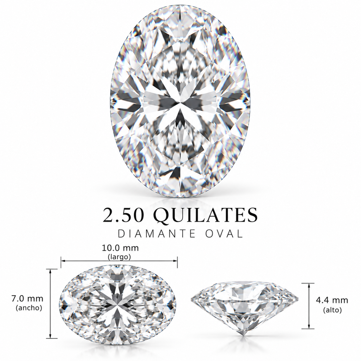 Diamante de Laboratorio Talla Fantasía - 2,5ct