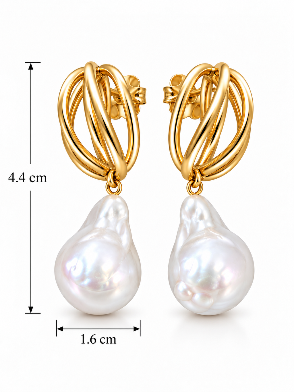 Pendientes Nudo Barroco