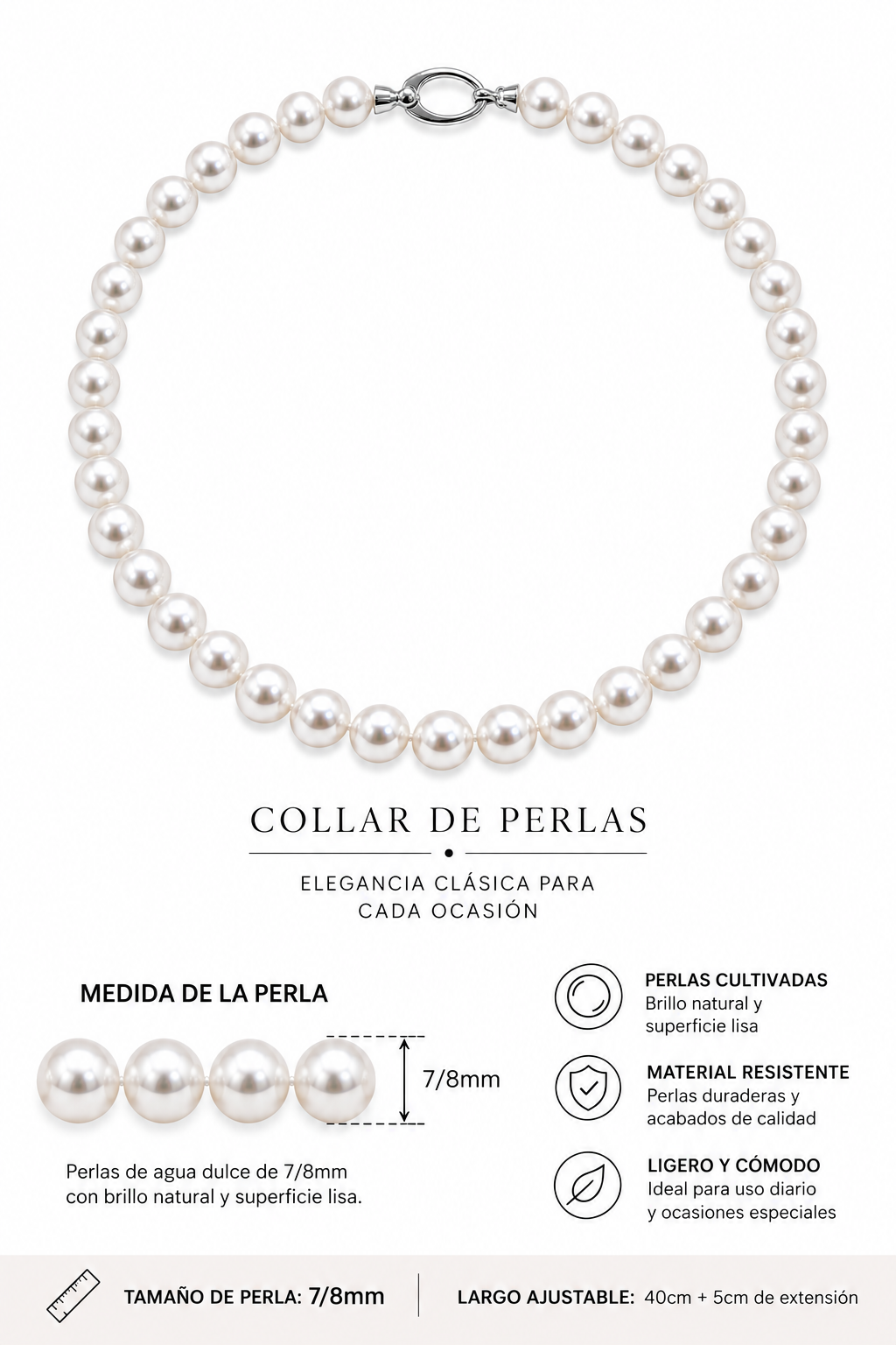 Collar Serena 7/8mm