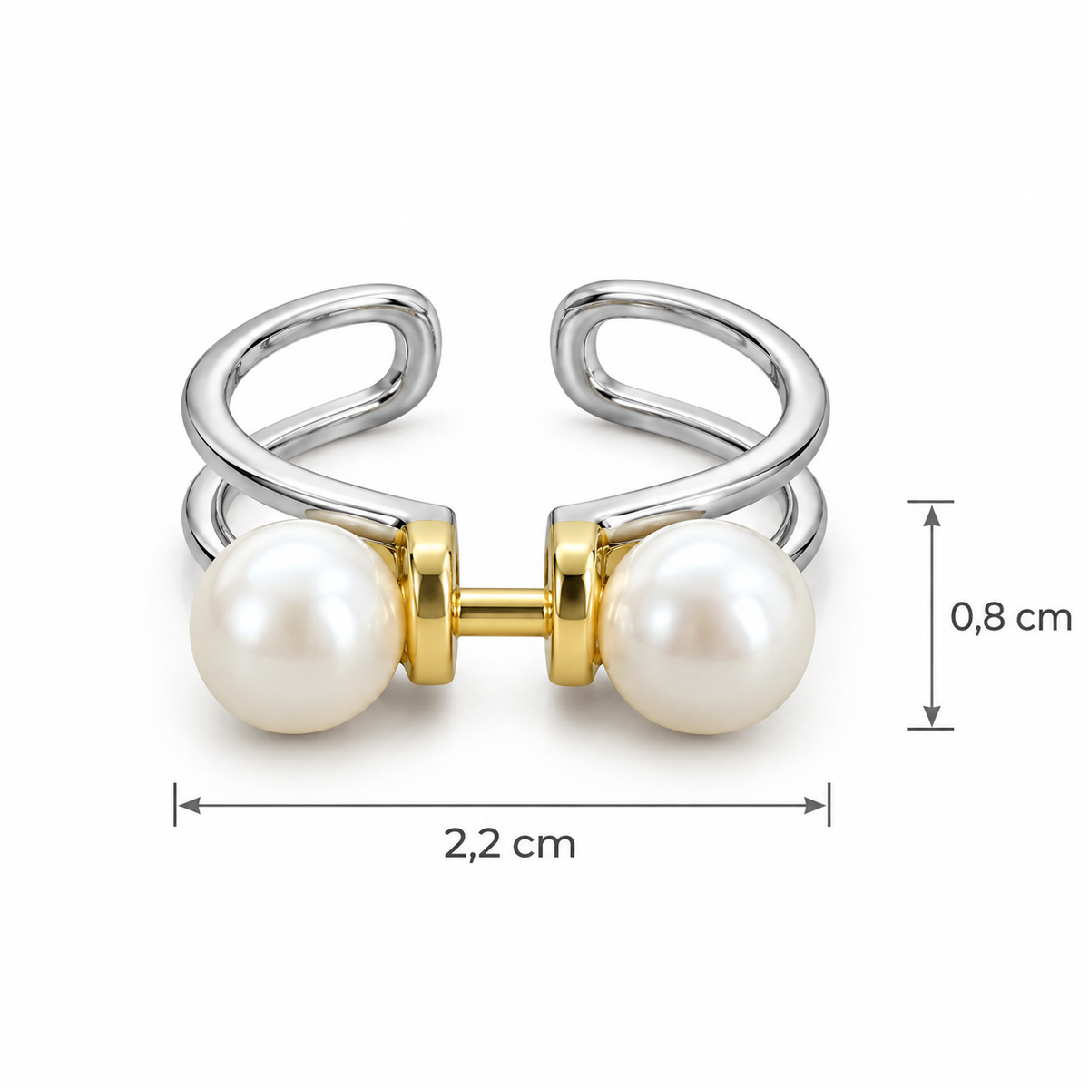Anillo H de Perlas