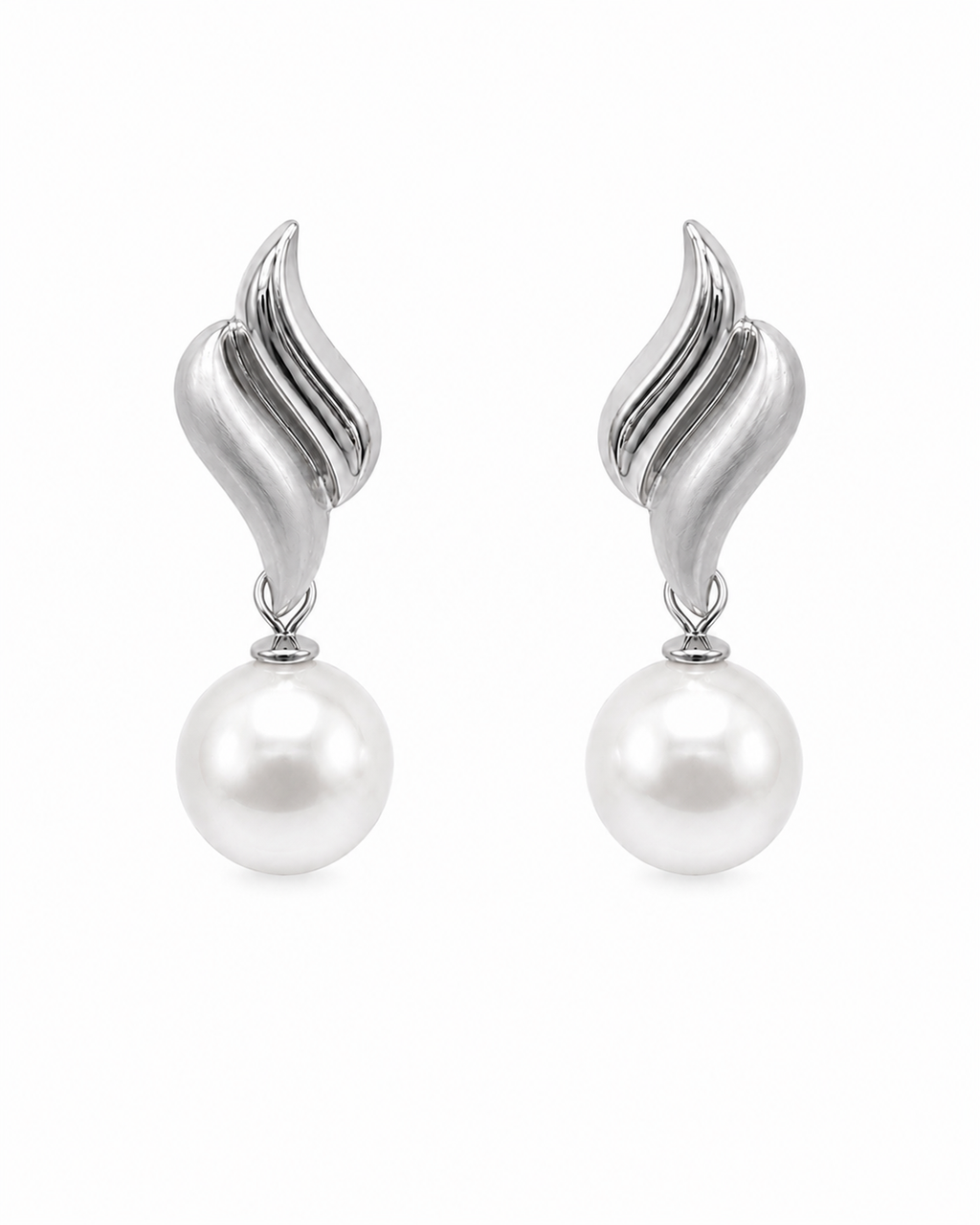 Pendientes Hoja de Perla