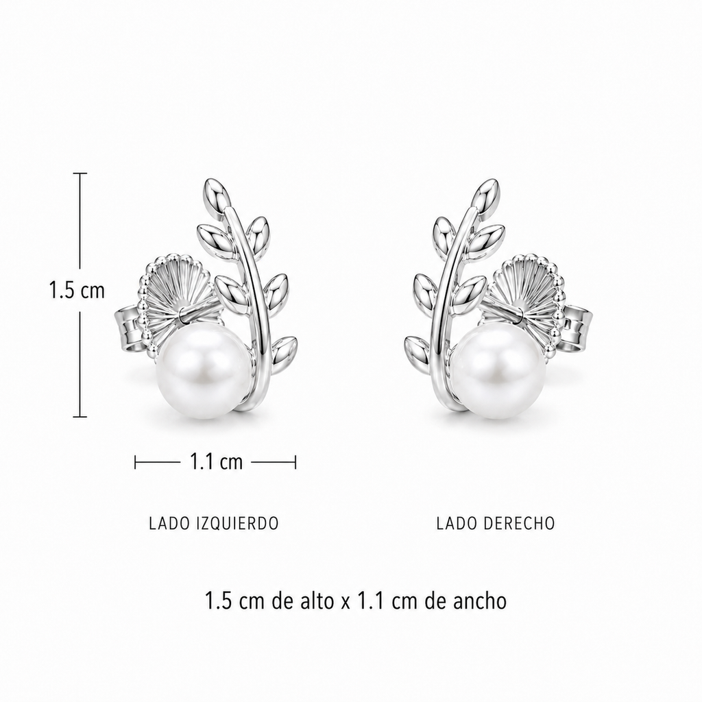 Pendientes Pearl Garden